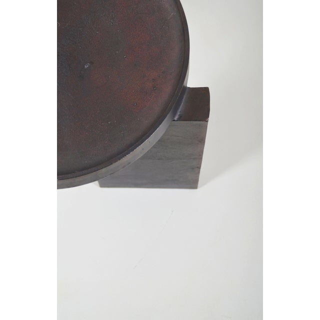 Black Danish Metal Side Table by Nicolaj Nøddesbo & Tommy Hyldahl, 2010s For Sale - Image 8 of 10