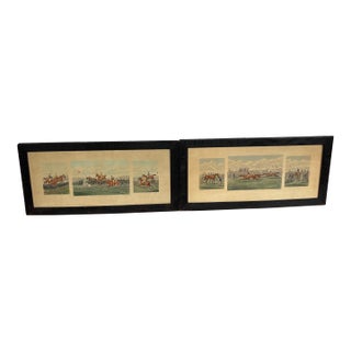 Pair of English Horse Prints From 1880 For Sale