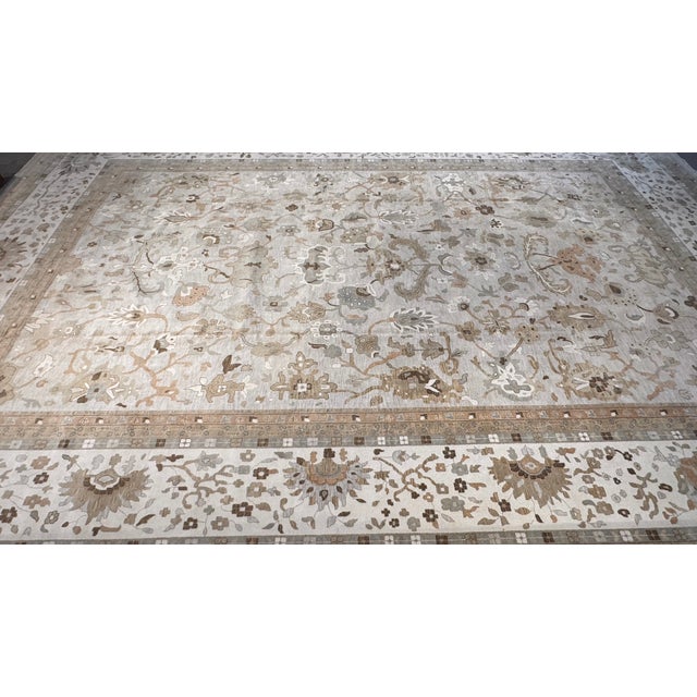 Textile Antalya Sultanabad Rug - 13'6''x 19'6'' For Sale - Image 7 of 10