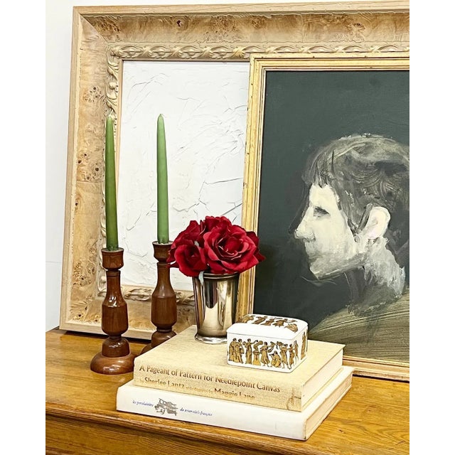 Gold 1970s Vintage Holkham England Decorative Trinket Box For Sale - Image 8 of 9