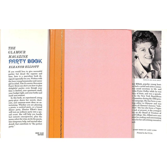 Traditional "The Glamour Magazine Party Book" 1965 Elliott, Eleanor For Sale - Image 3 of 6
