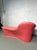 Modern Late 20th Century Post-Modern Freeform Amoeba Coral Pink Fiberglass Bench For Sale - Image 3 of 9