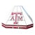 Texas "Aggies " Stained Glass Lampshade For Sale
