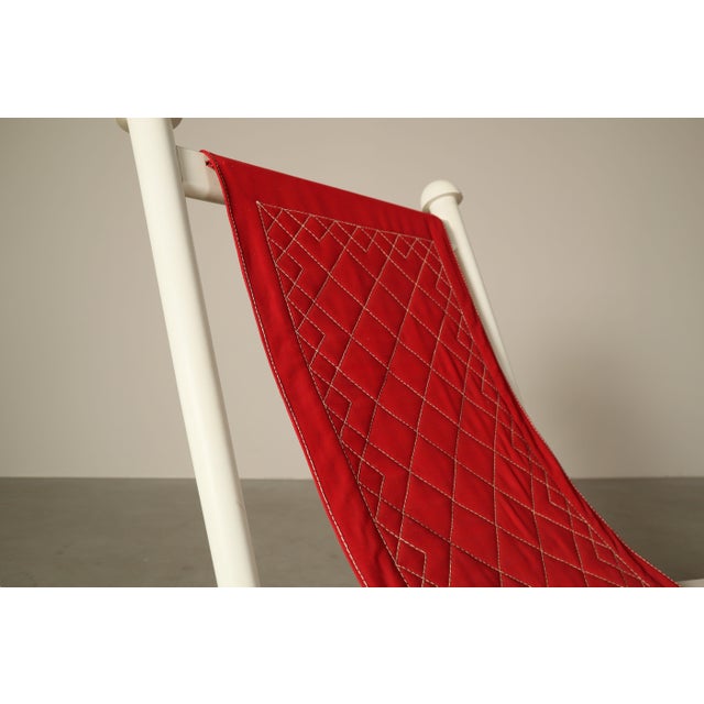 Deauville Rocking Chair by Gilles Sermadiras for Maison Et Jardin, France, 1950 For Sale - Image 15 of 16