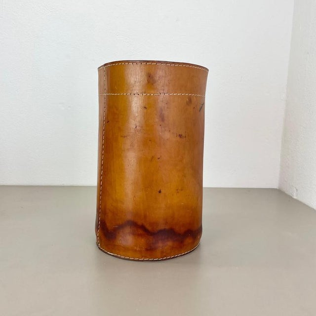 Leather PaperBasket from Torben Ørskov & Co, Denmark, 1960s For Sale - Image 17 of 18
