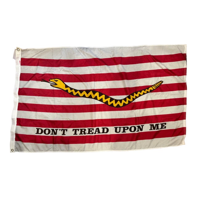 Late 20th Century Vintage "First Navy Jack" Flag For Sale