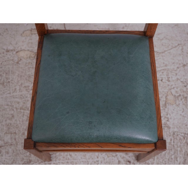 Set of 4 Stickley Mission Oak Dining Room Chairs For Sale - Image 10 of 18