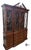 Wood Vintage Century Chippendale Style Mahogany China / Display Cabinet For Sale - Image 7 of 10