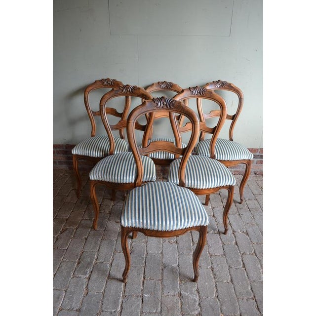 Antique Mahogany Dining Table with Chairs, 1800s, Set of 7 For Sale - Image 14 of 18