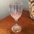 From Cristal D’Argues highest quality crystal line we have a set of 12 beautiful Bretagne fluted stem water goblets..