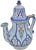 Spanish Mid 20th Century Andalusian-Patterned Ceramic-Art Decorative Teapot For Sale - Image 3 of 9