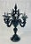 Modern 1990s Monumental Black Murano Glass Five-Arm Candelabra From the Spelling Manor For Sale - Image 3 of 18
