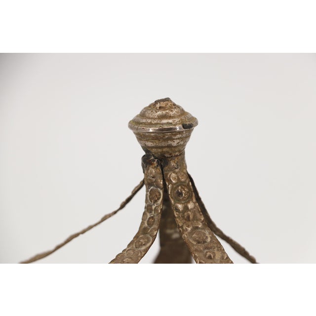 19th Century Portuguese Baroque Saint Crown, Tin For Sale - Image 9 of 17