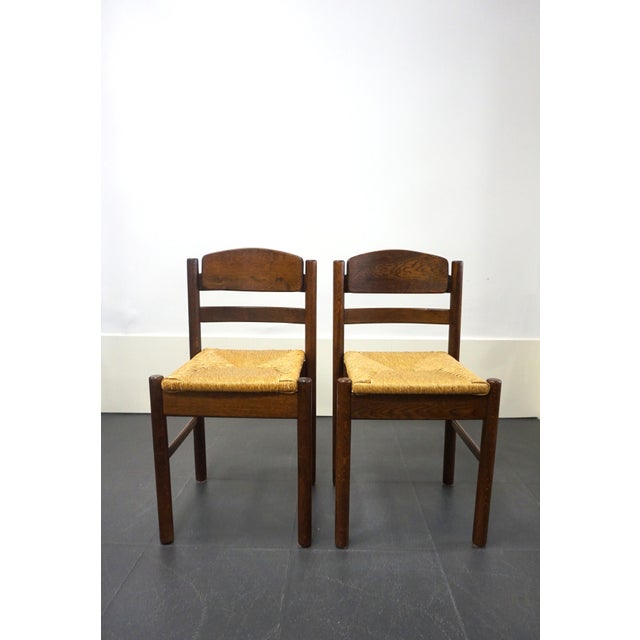 Wood Brutalist Chairs, Holland, 1960s, Set of 2 For Sale - Image 7 of 10