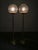 Space Age Bubble Glass and Brass Floor Lamps, 1970s, Set of 2 For Sale - Image 3 of 15