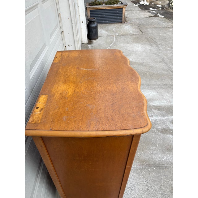 Antique Queen Anne Revival Dresser Chest of Drawers | Early 1900s Colonial Revival Solid Wood Tall Bedroom Dresser Storage Furniture For Sale In New York - Image 6 of 12