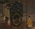 Brown Japanese Painted Screen, Landscape W/ Rikshaw & Figures For Sale - Image 8 of 11