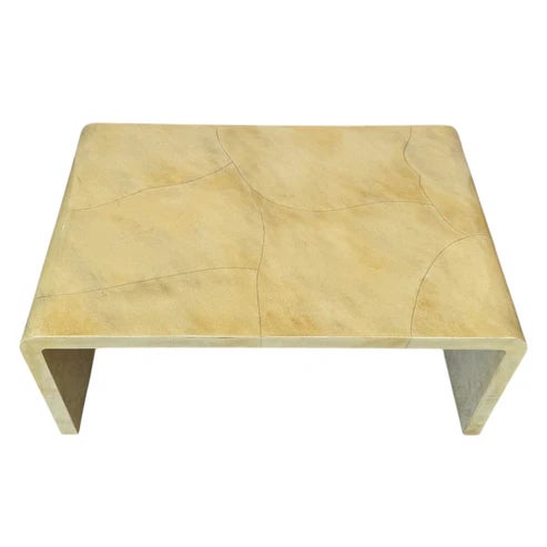 1980s 1980s Goatskin Parchment Pair Coffee Tables For Sale - Image 5 of 5