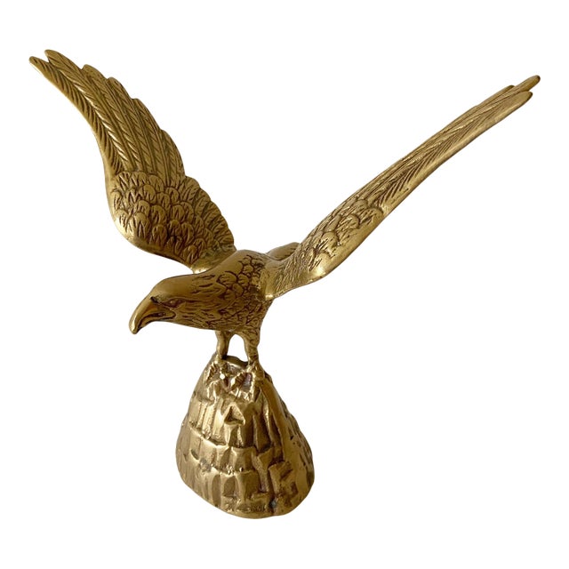 Midcentury Brass Eagle Chairish