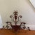 1950s Vintage Italian Gilt Iron Wall Sconce Candelabra Hollywood Regency For Sale - Image 5 of 7