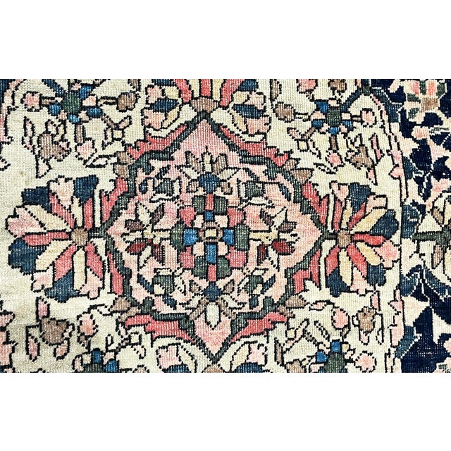 Antique Persian Sarouk Feraghan Rug, 4'3" × 6'4" For Sale In Chicago - Image 6 of 9