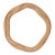 Vintage Textured Woven Rattan Mirror For Sale