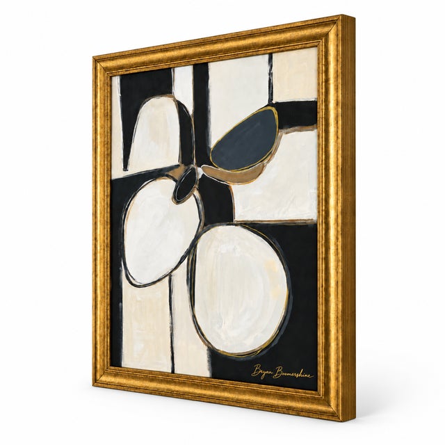 Mid-Century Modern Title: Form & Shadow, Modern Painting Framed by Bryan Boomershine For Sale - Image 3 of 9
