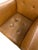Wood Vintage Cubist Leather Lounge Chair For Sale - Image 7 of 16