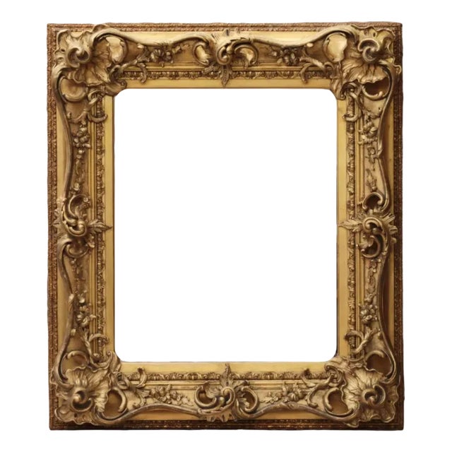 Neo-Rococo Style Mirror in Frame, 19th Century For Sale