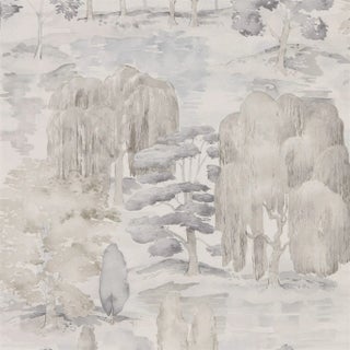 Sanderson Waterperry Wallpaper in Gilve/Linen For Sale