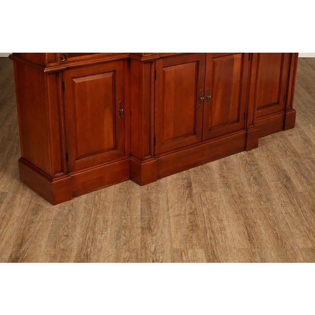 Harden Chippendale Style Cherry Library Bookcase For Sale - Image 17 of 18