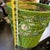 Lime Boho Vintage Lime Green Wicker Basket For Sale - Image 8 of 9