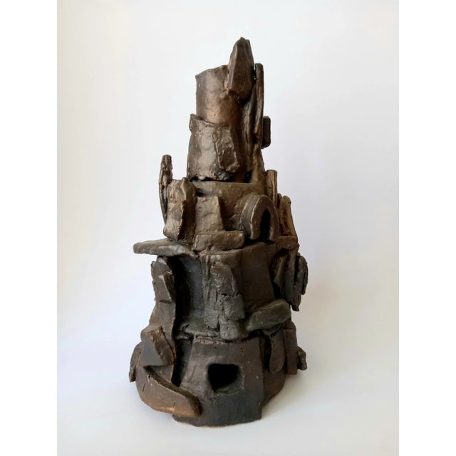 FREE SHIPPING FOR A LIMITED TIME ONLY! The "Tower of Babel" vase # 1 is part of a series of vases inspired by the biblical...