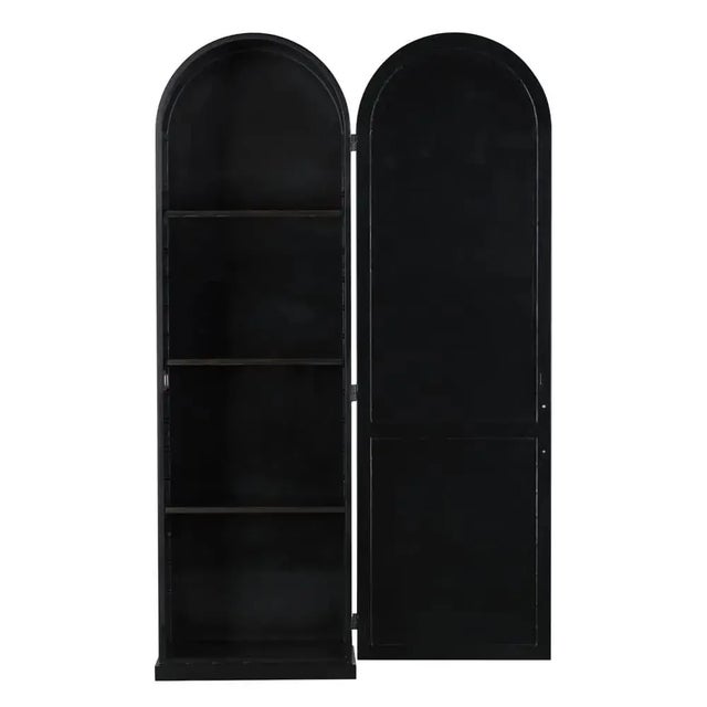 Mid-Century Modern NOIR New Tyrol Hutch, Left For Sale - Image 3 of 9