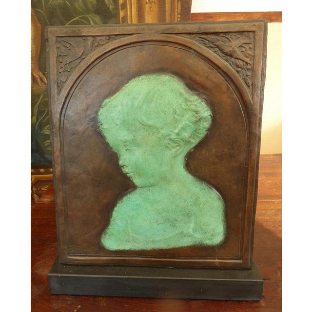 Eva Knight, Figure of a Girl, 1930, Bronze and Granite For Sale - Image 17 of 18