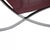 Barcelona Chair in Burgundy Leather by Ludwig Mies van der Rohe, 2000s For Sale - Image 9 of 18