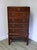 Wood 1980s Baker Historic Charleston Mahogany Tall Chest With Lion Head Pulls For Sale - Image 7 of 10