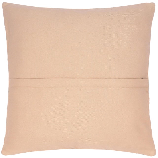 2000 - 2009 Geometric Turkish Janessa Hand Woven Kilim Throw Pillow For Sale - Image 5 of 5