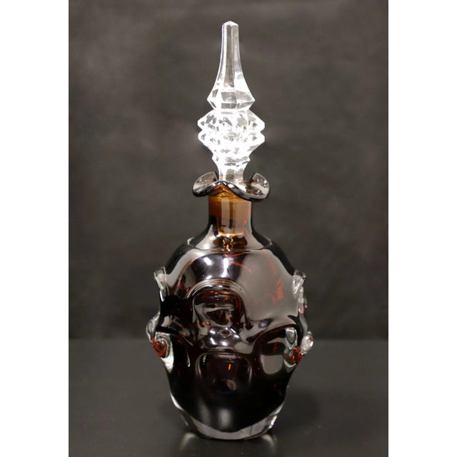 Traditional Mid 20th Century Decanter Set With Cordial Glasses - 9 Pieces For Sale - Image 3 of 12