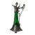 1910s Art Nouveau WMF Claret Jug With Green Glass Liner For Sale