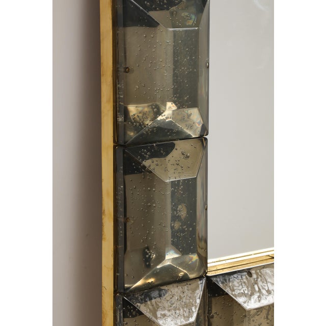 Custom Murano Smoked Glass Mirror For Sale - Image 12 of 13