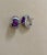 6 Carat Amethyst and Diamond 14 Karat White Gold Earrings, Omega Back For Sale - Image 9 of 18
