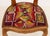 Set of Five Italian Provincial Style Cane-Paneled Walnut Dining Chairs For Sale In New York - Image 6 of 15