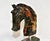 Red Natural Emerald Stone Horse Head Statue Splendid Hand Carved Gemstone For Sale - Image 8 of 10