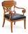 Set of 6 Antique 19c Biedermeier Mahogany & Ebonized Birch Dining Chairs.