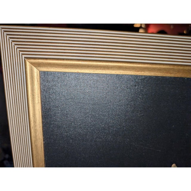 Large 76x50" Abstract Mixed Media Painting - Signed James Morgan - Geometric Deco For Sale In Raleigh - Image 6 of 10