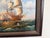 Original Marine Naval Battle Oil Painting Sailing Ships Seascape Framed, Signed For Sale - Image 9 of 11