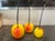 Oversized Art Glass Cherry Trio / Laguna Beach Gallery Purchase / Hand Blown Studio Glass For Sale - Image 10 of 11