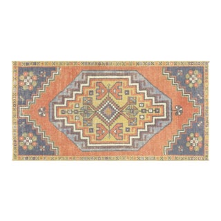 1960s Turkish Oushak Yastik Rug For Sale