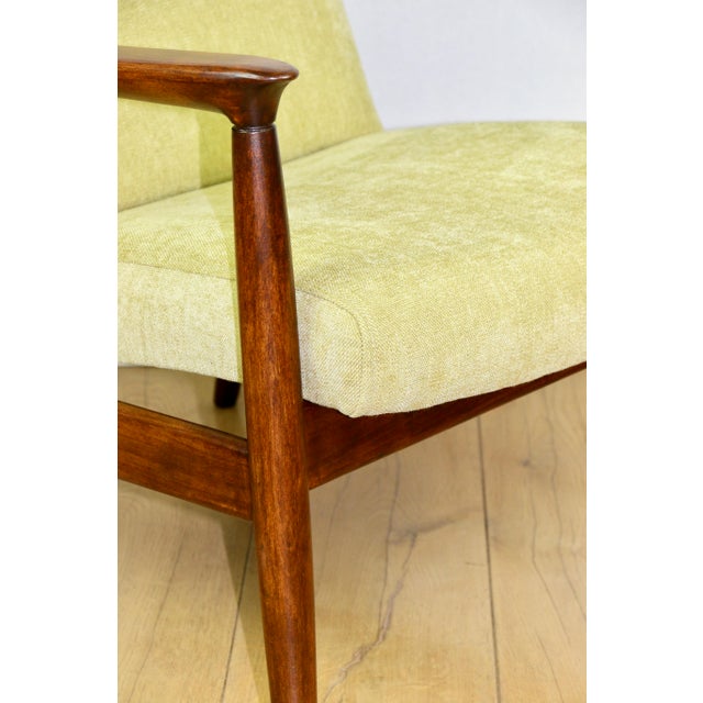 GFM-64 Lounge Chair in Yellow Lemon by Edmund Homa, 1970s For Sale - Image 11 of 13